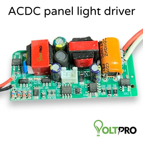 Acdc Panel Light Driver - 100-240v Ac Input, Green Color | Efficient Power Supply For Electronics, Multiple Power Ratings Available With Warranty