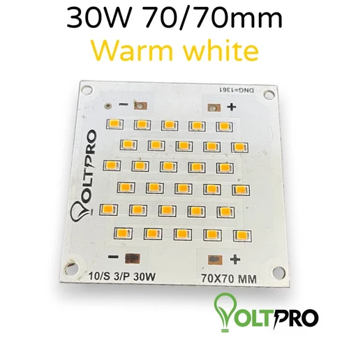 30W LED Warm White Metal Core PCB - Different Sizes Available | Application in Electronics, Warranty Included, Power Supply Compatible