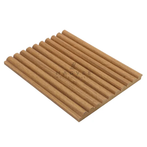 High Quality & Durability G Burma Teak Mdf Fluted Panel