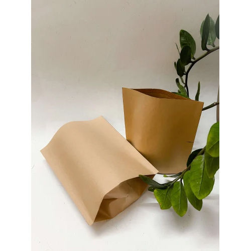 500g Kraft Paper Stand Up Pouches