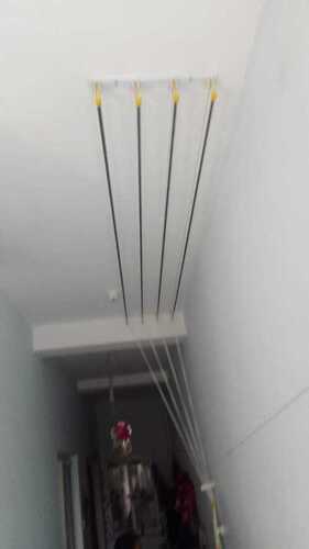 Ceiling mounted pulley type cloth drying hangers in  Elamgulam Kerala