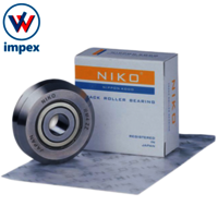 Niko Track Roller Bearing - Double Row Angular Contact, Crowned Or Cylindrical Od Design | Axial And Radial Load Capacity, Metal Shielded Seals