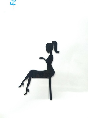 Yorkker Birthday Sitting Girl Cake Topper