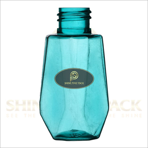 Blue Pet Diamond Cut Bottle