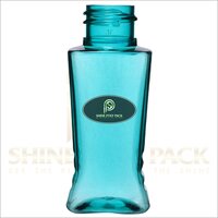 Pet Lady Shape Bottle - 30ml, 20mm Neck Size, 10.00 Gm Weight | Blue Plastic, Round Shape, Screw Cap Sealing