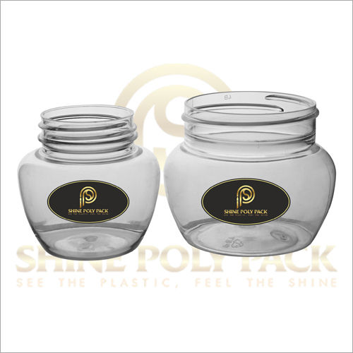 Transparent PET Apple Gel Jar