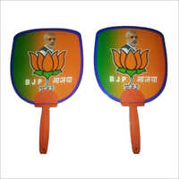Election Hand Fan - Plastic Material | Table Installation Type, Non-remote Operated Design For Easy Manual Use