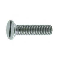 Csk Slotted Machine Screw - Color: Silver