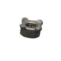 Square Weld Nut - Material: 4.6, 8.8, 10.9, B7, Ss304, Ss316 | Color: Silver, Ideal For Industrial Applications