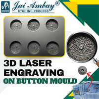 3D Laser Engraving On Button Mould