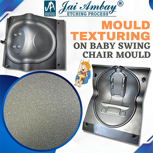 Mould Texturing On Baby Swing Chair Mould
