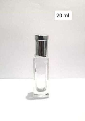 20ml empty glass perfume bottle crimp neck