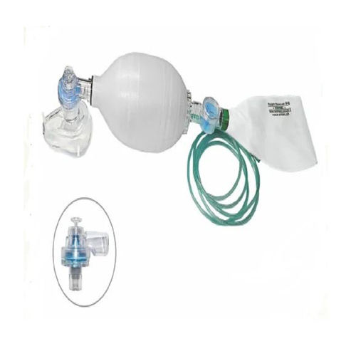 Silicone Resuscitator With Pop-Off Valve (Adult)