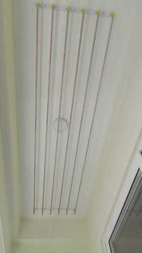 Ceiling mounted pulley type cloth drying hangers in Ramamangalam Keral