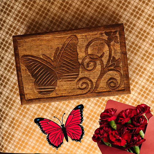 Wood Laser Cut Box, For Gifting at Rs 35/piece in Moradabad