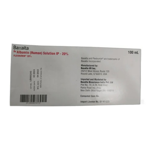 Baxalta Human Albumin 20
