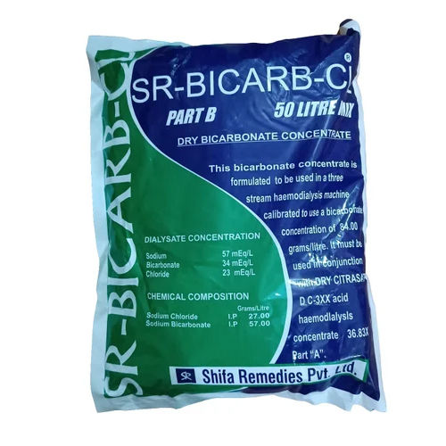 Sr Bicarb Dry Bicarbonate Concentrate Recommended For: Doctor