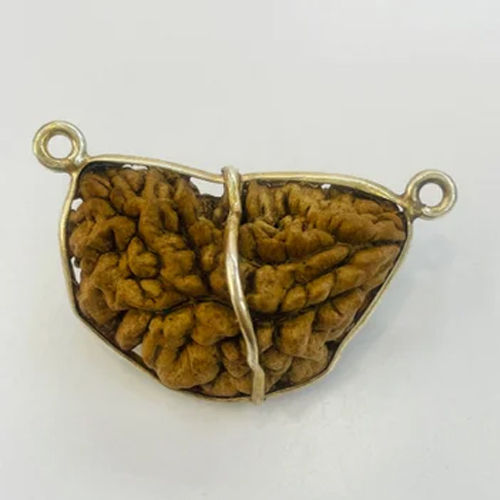 1 Mukhi Rudraksha Silver Pendant