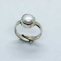 Round Fresh Water Pearl Moti Ring