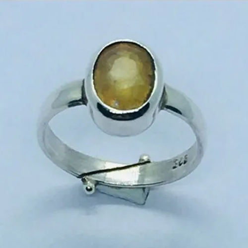 Yellow Sapphire Pukhraj Ring