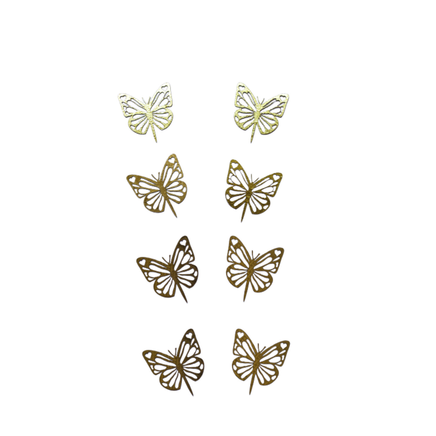 Yorkker  Acrylic Butter fly Cake topper For Cake And Cupcake Decoration Set of 8 pcs