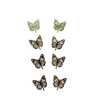 Yorkker  Acrylic Butter fly Cake topper For Cake And Cupcake Decoration Set of 8 pcs