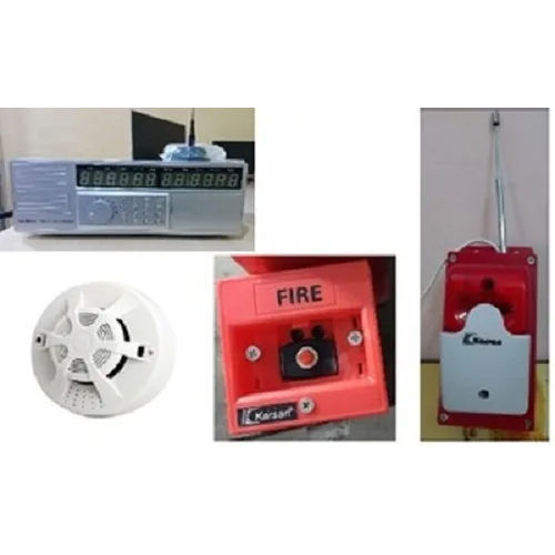 FIRE ALARM AND LOCK SYSTEM