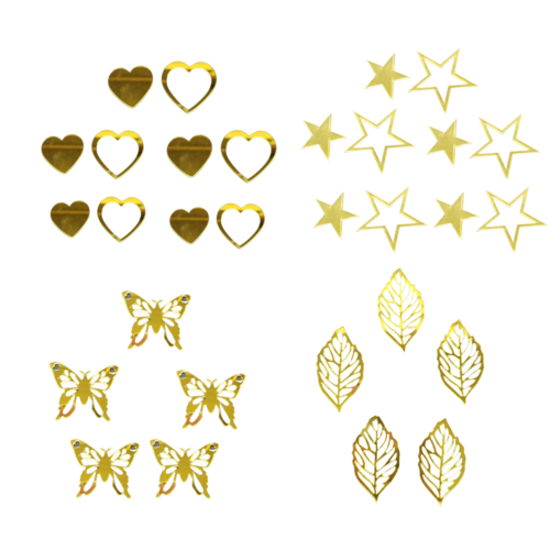 Yorkker  Acrylic Cake Decor Four Different design