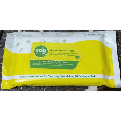 White Skin Antiseptic Wipes