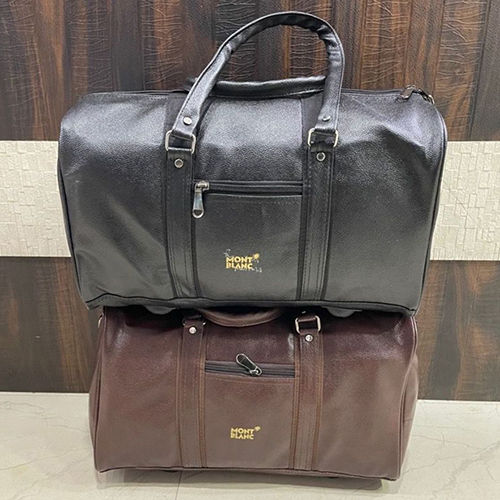 PU Leather Duffle Bag for Travelling