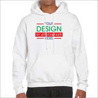 Full Sleeve Hoodie Cotton Hoodies - Color: White