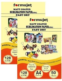 Formujet CERA Sublimation Heat Transfer Paper -128 GSM A4 for Mug Printing