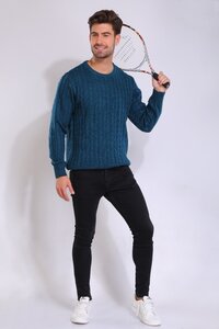 Mens Cable Sweater