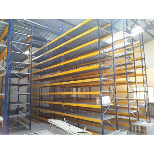 Blue & Yellow Heavy Duty Metal Shelving Racks