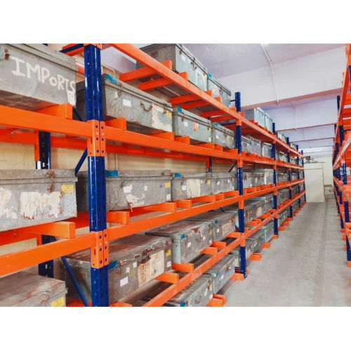 Blue & Orange Heavy Duty Pallet Rack