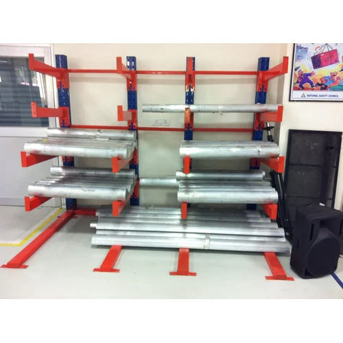 Blue & Orange Heavy Material Storage Pallet Rack