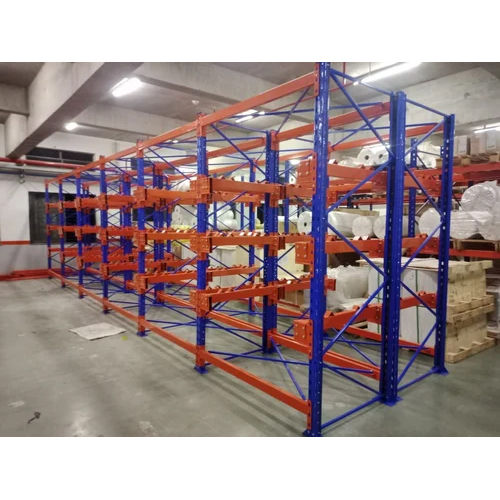 Blue & Orange Sheet Metal Rack