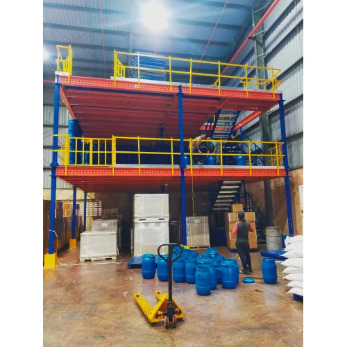 Overhead Storage Rack - Color: Blue & Orange