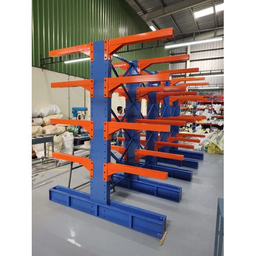 Blue & Orange Cantilever Racking System