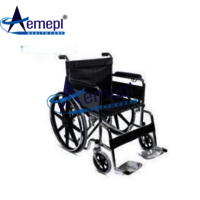Heavy Duty Wheelchair - Foot Rest Material: Aluminum