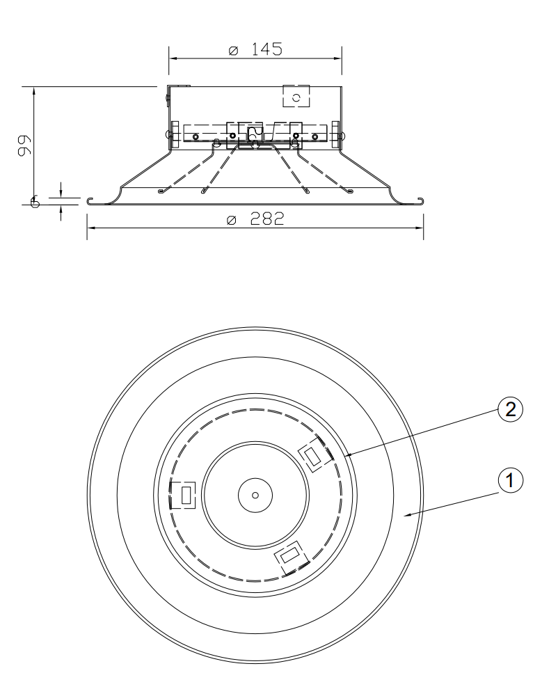Round/Circular Ceiling Diffuser