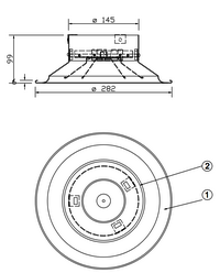 Round/Circular Ceiling Diffuser