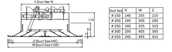 Square Ceiling Diffuser