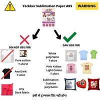 Yorkker Sublimation Paper ARS A3 Size High Grade Quick Dry for Mug Printing