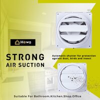 Casa 6 inch Exhaust Fan with Back Shutters