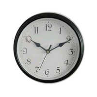 Plastic Wall Clock - High-density Plastic, Customized Size, Available In Various Colors | Lightweight, Battery-powered, Polished Surface, Easy To Clean