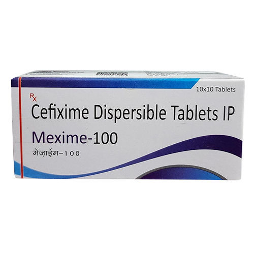 Cefixime 100 MG Dispersible Tablets IP