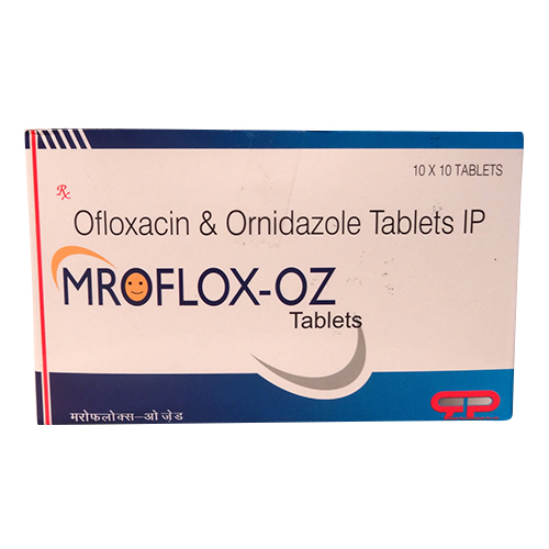 Ofloxacin 200 MG And Ornidazole 500 MG Tablets IP