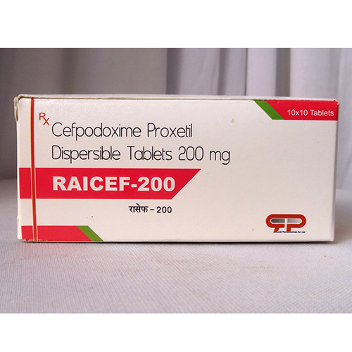 Cefpodoxime Proxetil Dispersible 200 MG Tablets