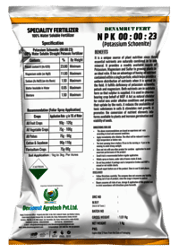 NPK 00.00.23 Potassium Schoenite